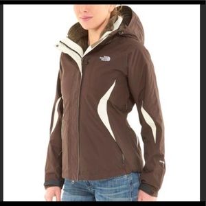 North Face Hyvent winter/ski coat brown